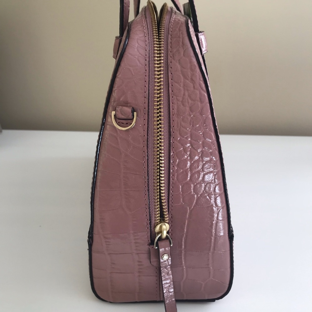 KATE SPADE ♠️ AUTHENTIC RIVERSIDE STREET EXOTIC SMALL FELIX SATCHEL NWT - Picture 7 of 17